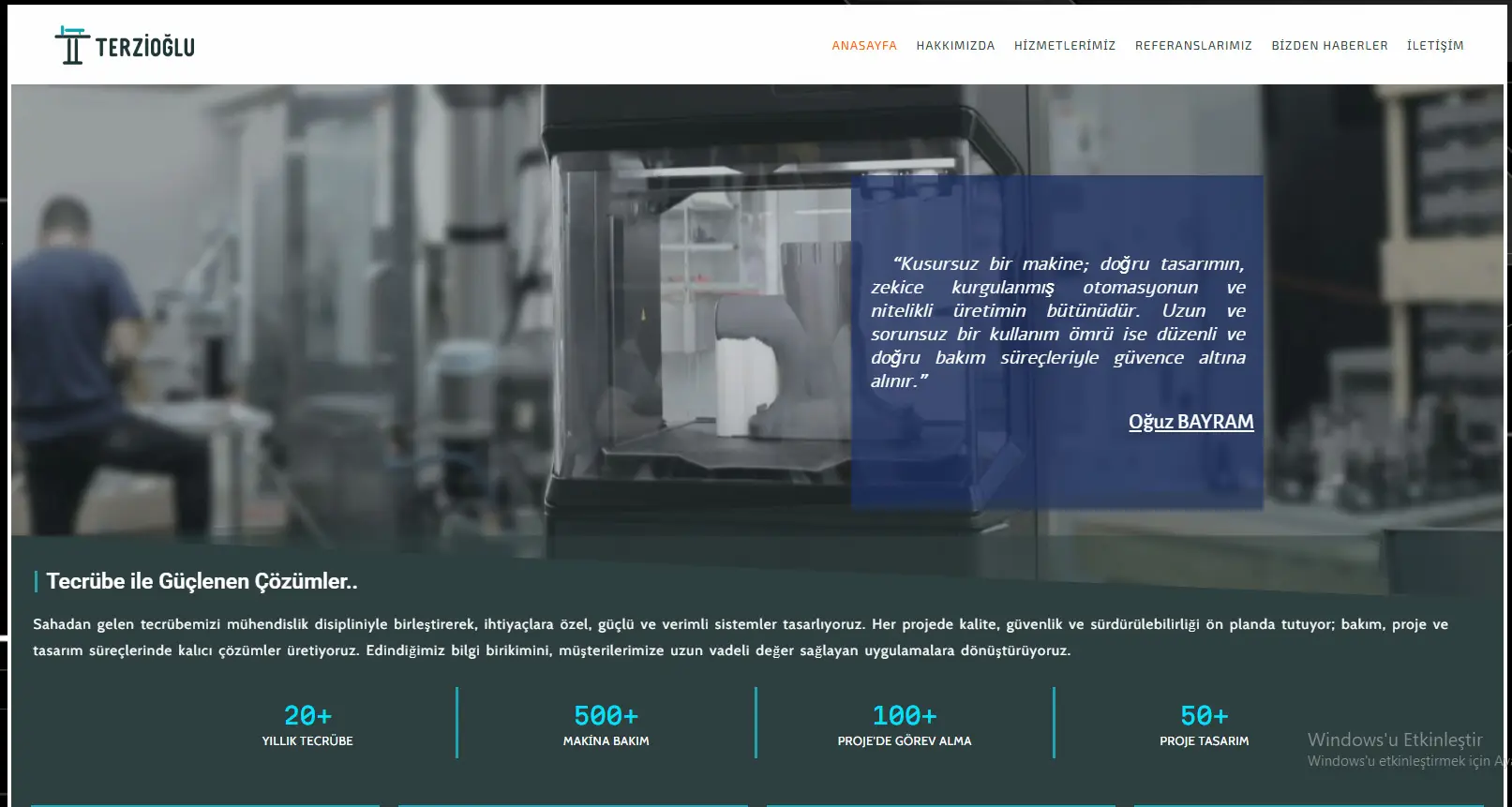 Web Sitemiz Yayında...