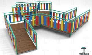 Ahşap Engelsiz Yürüme Platformu